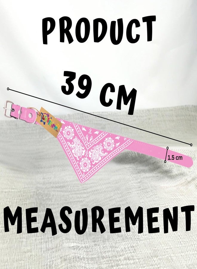 ويستيرن إرا وشاح أنيق للكلاب من العصر الغربي - إكسسوار مريح وقابل للتعديل للحيوانات الأليفة من الكلاب والقطط، بتصميم عصري يشبه الباندانا، مصنوع من قماش ناعم، مثالي للمناسبات الخاصة، قابل للغسل (وردي) - Image 4